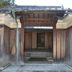 武家や文人墨客を迎えた、本座敷の玄関